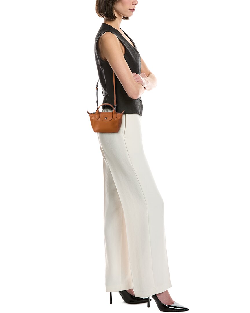 Longchamp Le Pliage Xtra Leather Mini Satchel