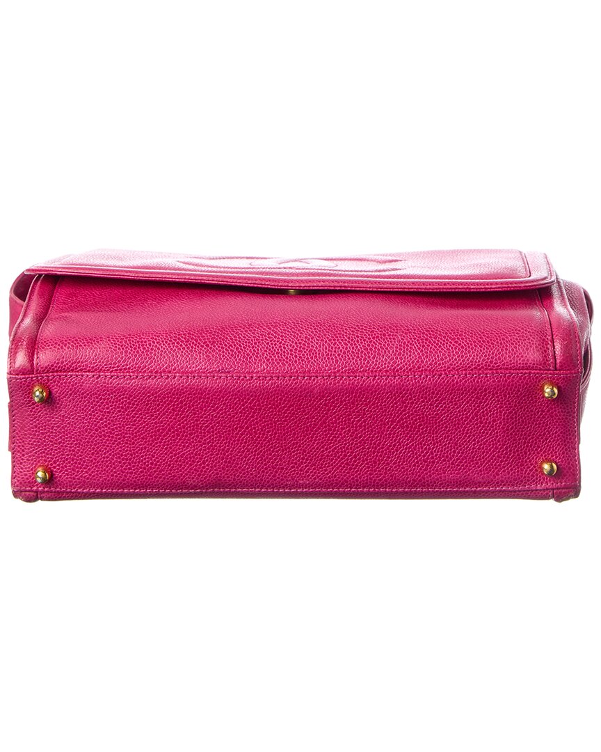 Chanel Hot Pink Caviar Leather Messenger Bag (Authentic Pre-Loved)