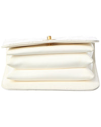 Chanel White Caviar Quilted Leather Mini Top Handle Flap (Authentic Pre-Loved)