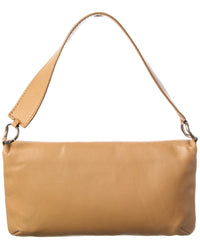 Chanel Tan Calfskin Leather Square Stitched Mademoiselle Shoulder Bag