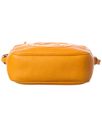 Gucci Curcuma Pebbled Calfskin Leather Small Soho Disco Bag (Authentic Pre-