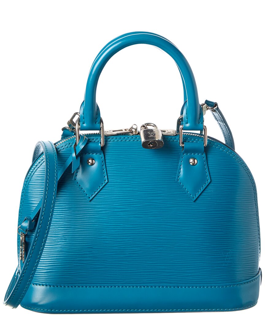 Louis Vuitton Blue Epi Leather Alma (Authentic Pre-Loved)