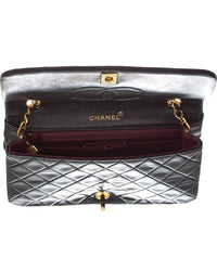 Chanel Chanel Black Lambskin Turnlock Small Flap Shoulder Bag (Authentic Pre-Loved)