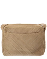 Chanel Beige Caviar Leather Cc Large Camera Bag (Authentic Pre-Loved)