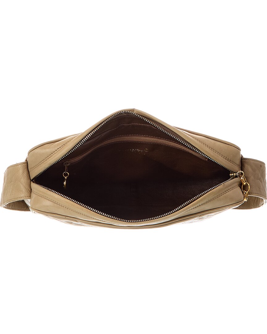 Chanel Beige Caviar Leather Cc Large Camera Bag (Authentic Pre-Loved)