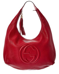 Gucci Gucci Red Lambskin Soho Hobo Bag (Authentic Pre-Loved)