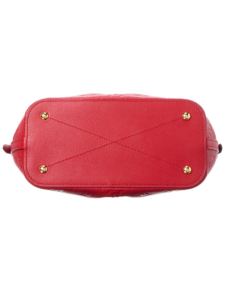 Pre-Owned Louis Vuitton Red Empreinte Mazarine Mm (Authentic Pre-Loved)