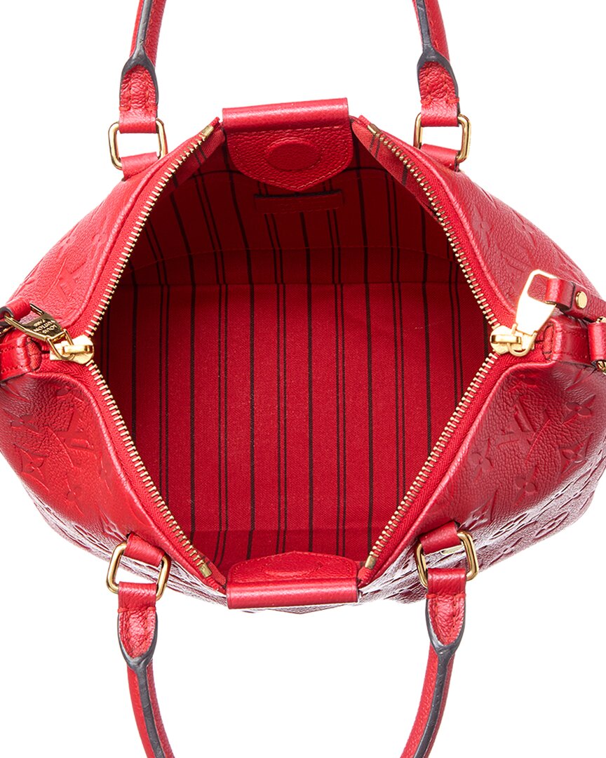 Pre-Owned Louis Vuitton Red Empreinte Mazarine Mm (Authentic Pre-Loved)