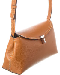 Toteme T-Lock Leather Shoulder Bag