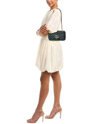 Gucci Gucci Gg Marmont Small Leather Crossbody