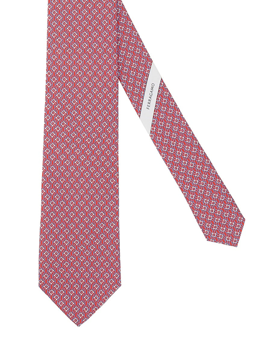 Ferragamo Men Cravatta In Seta