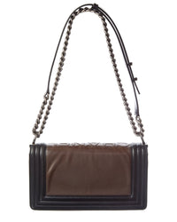 Chanel Dark Brown Caviar Leather Shoulder Bag (Authentic Pre-Loved)