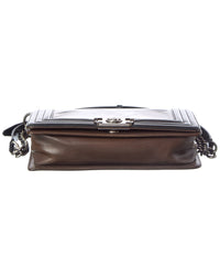 Chanel Dark Brown Caviar Leather Shoulder Bag (Authentic Pre-Loved)