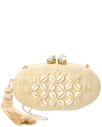 Rafé Joanna Straw Clutch