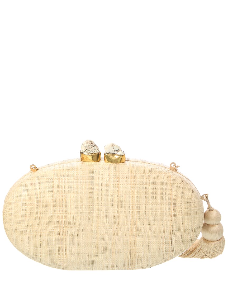Rafé Joanna Straw Clutch