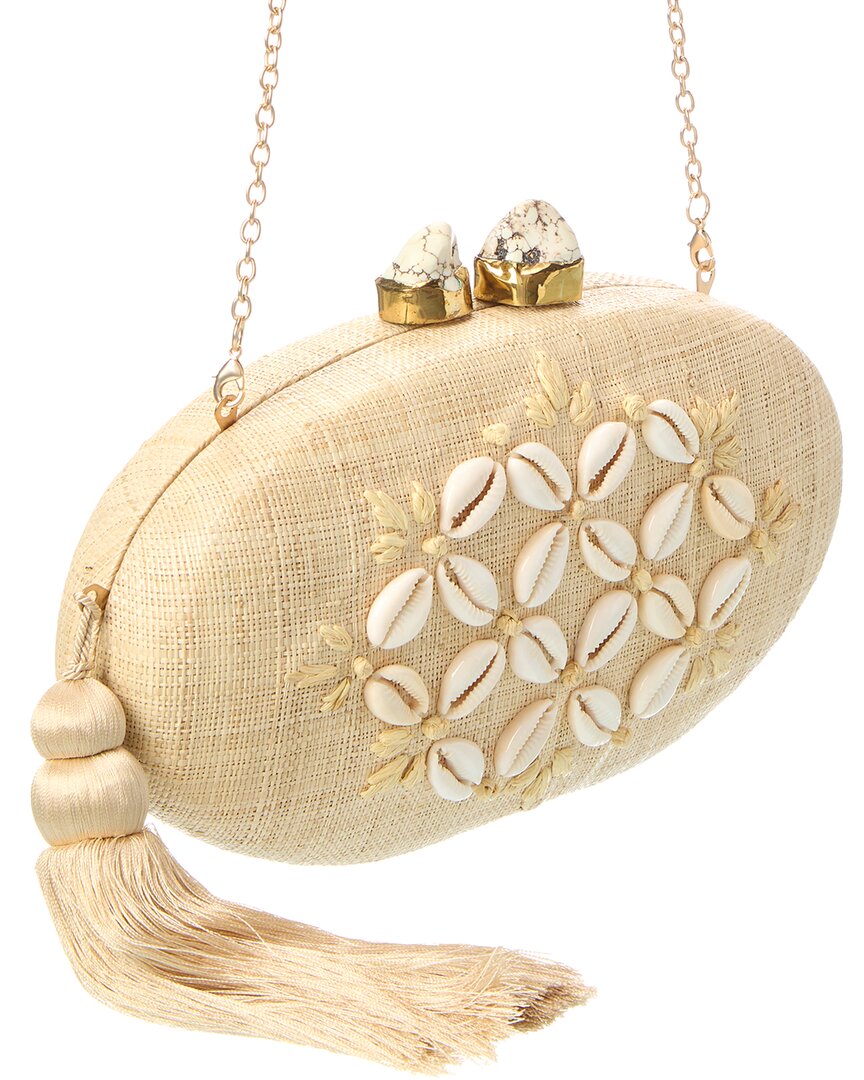 Rafé Joanna Straw Clutch