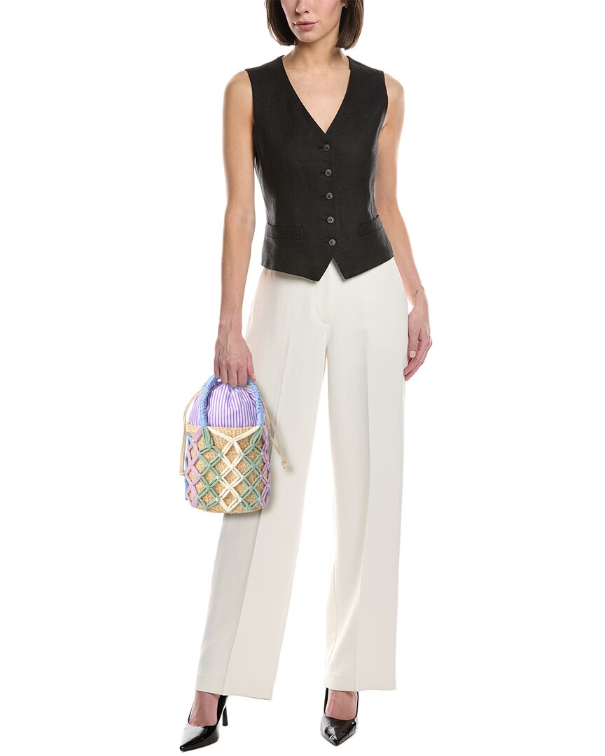 Rafé Michelle Straw Bucket Tote