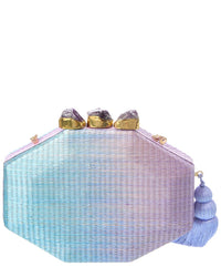 Rafé Sofia Straw Clutch