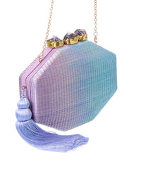 Rafé Sofia Straw Clutch