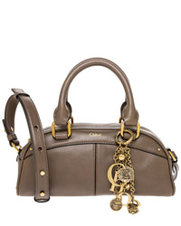Chloé Chloé Small Leather Bowling Bag