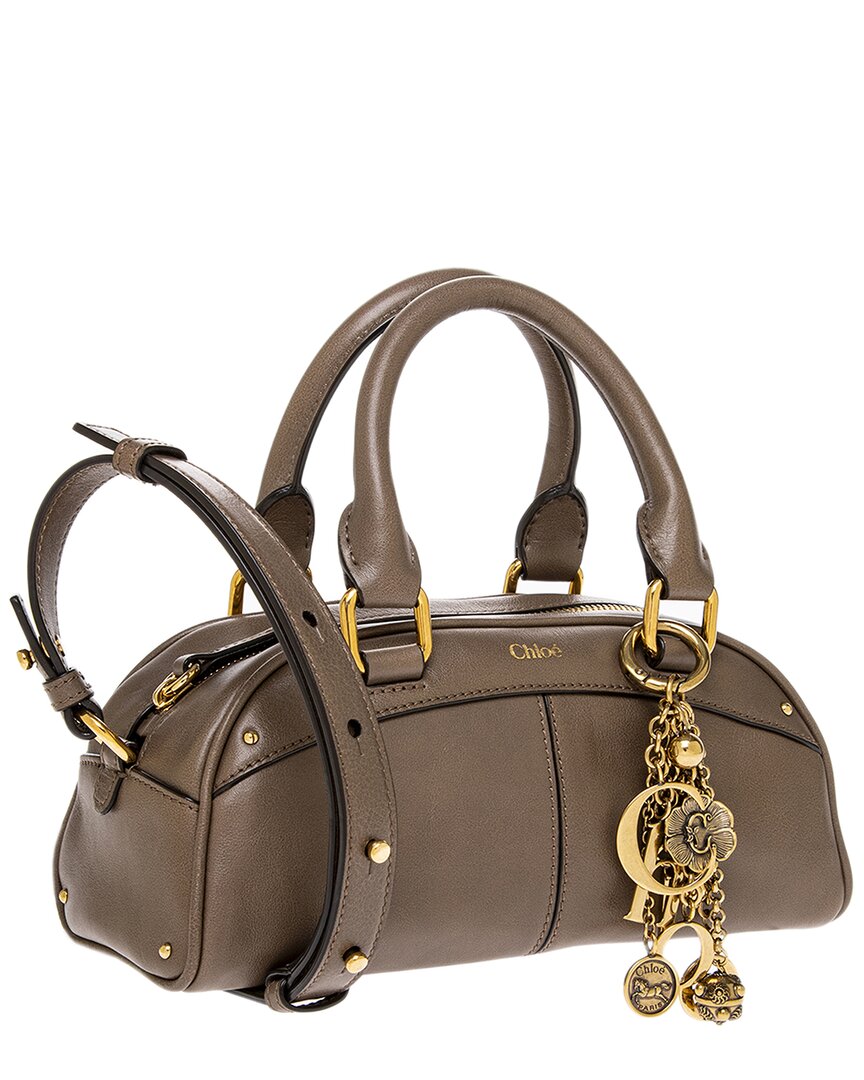 Chloé Chloé Small Leather Bowling Bag