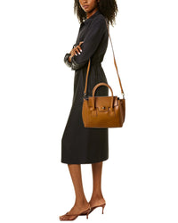 Italian Leather Top Handle Tote