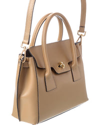 Italian Leather Top Handle Tote