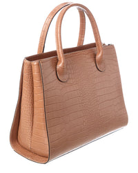 Italian Leather Top Handle Tote