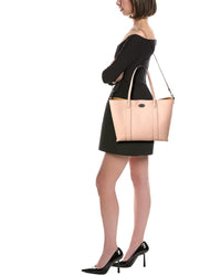 Italian Leather Top Handle Tote