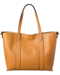Italian Leather Top Handle Tote
