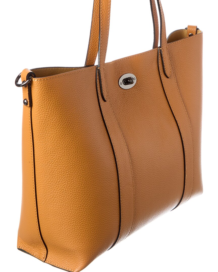 Italian Leather Top Handle Tote