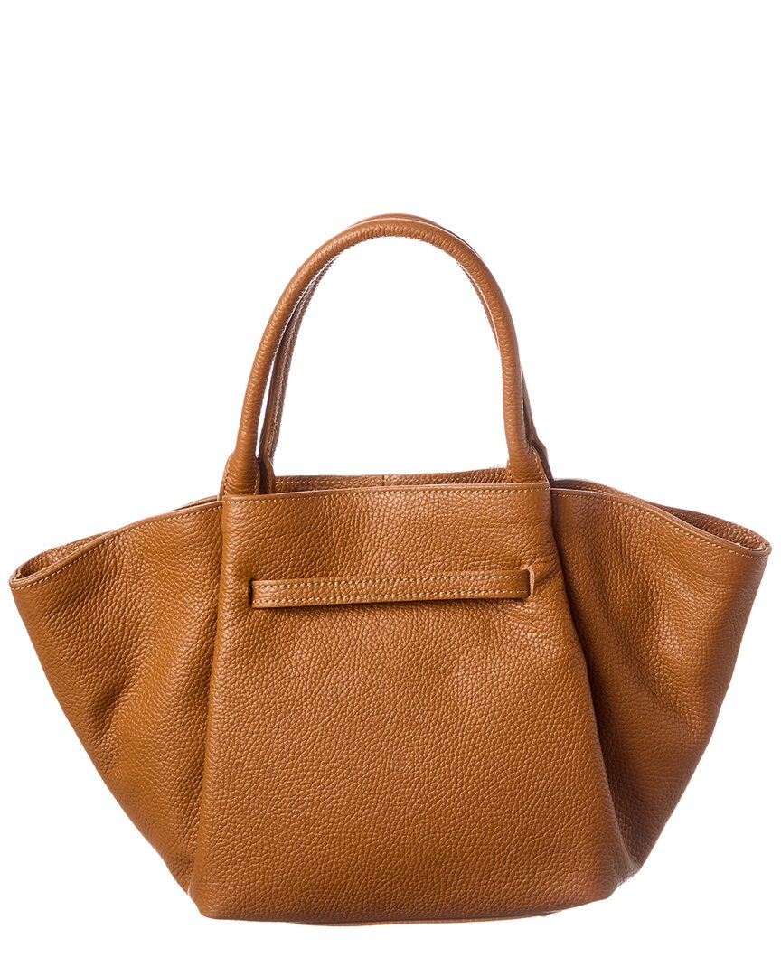 Italian Leather Top Handle Tote