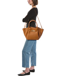 Italian Leather Top Handle Tote