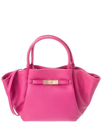 Italian Leather Top Handle Tote