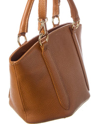 Italian Leather Top Handle Tote