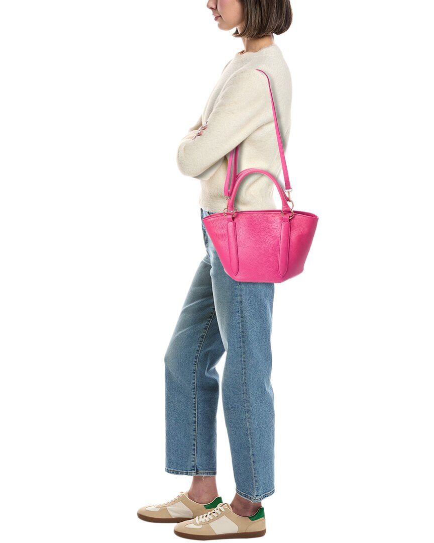 Italian Leather Italian Leather Top Handle Tote