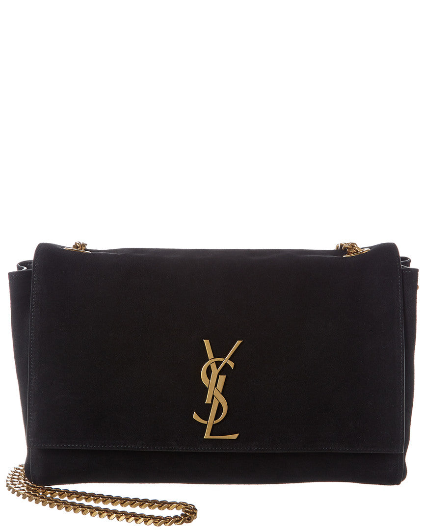 Saint Laurent Saint Laurent Medium Kate Reversible Leather & Suede Shoulder Bag