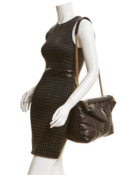 Saint Laurent Loulou Puffer Medium Leather Shoulder Bag