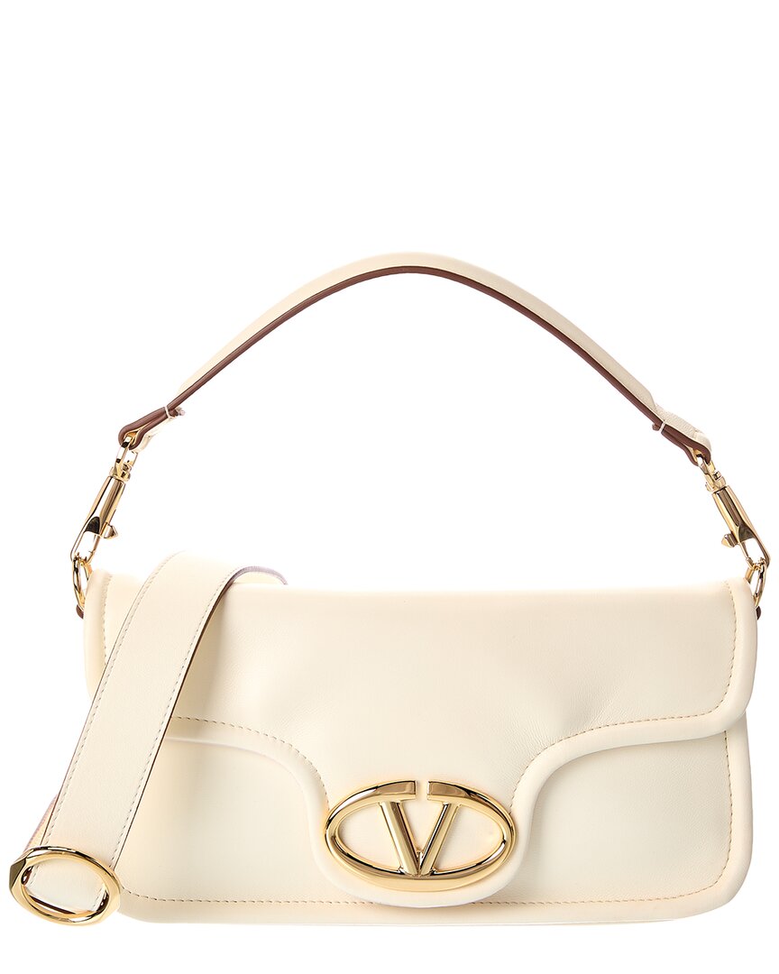 Valentino Vlogo Signature Leather Shoulder Bag