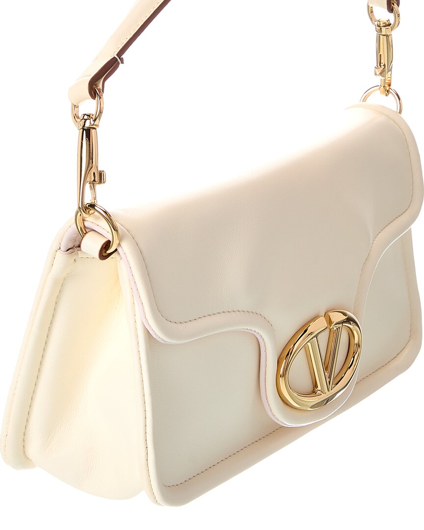 Valentino Vlogo Signature Leather Shoulder Bag
