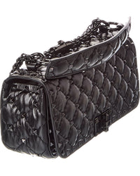 Valentino Rockstud Quilted Leather Shoulder Bag