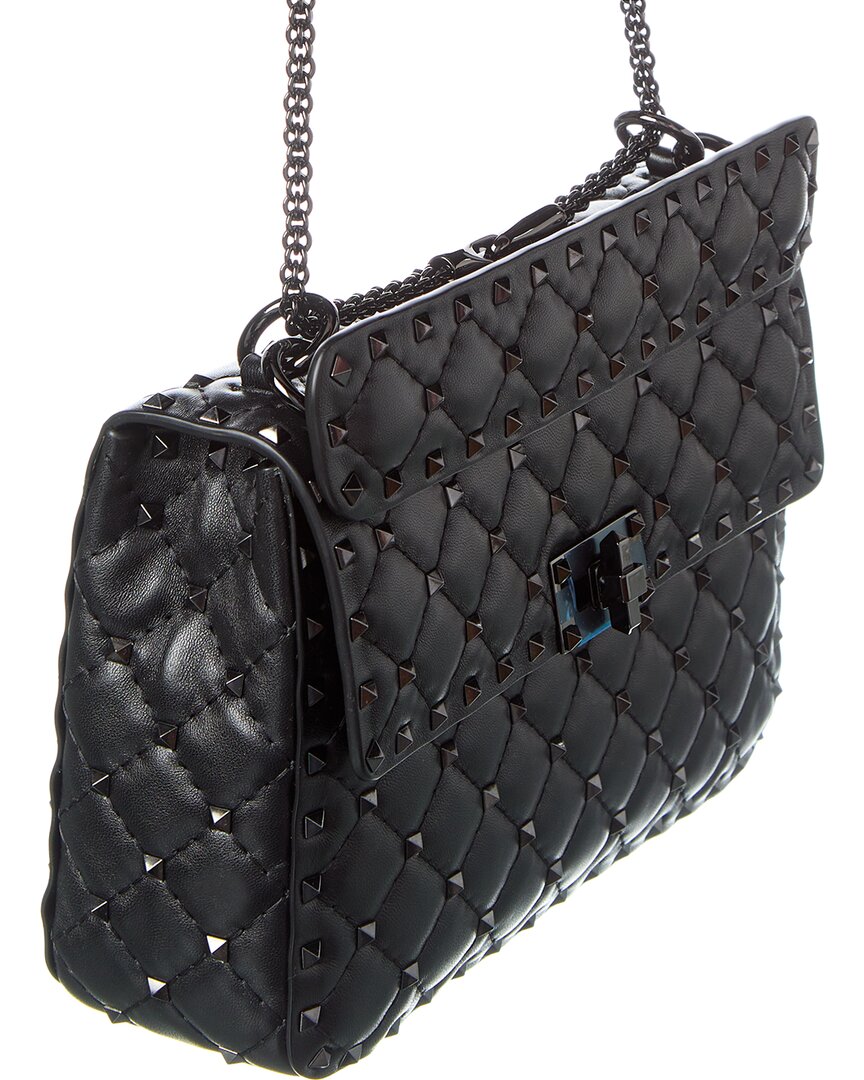 Valentino Valentino Rockstud Spike Medium Leather Shoulder Bag