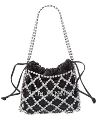Off-White™ Off-White Leather & Crystal Shoulder Bag