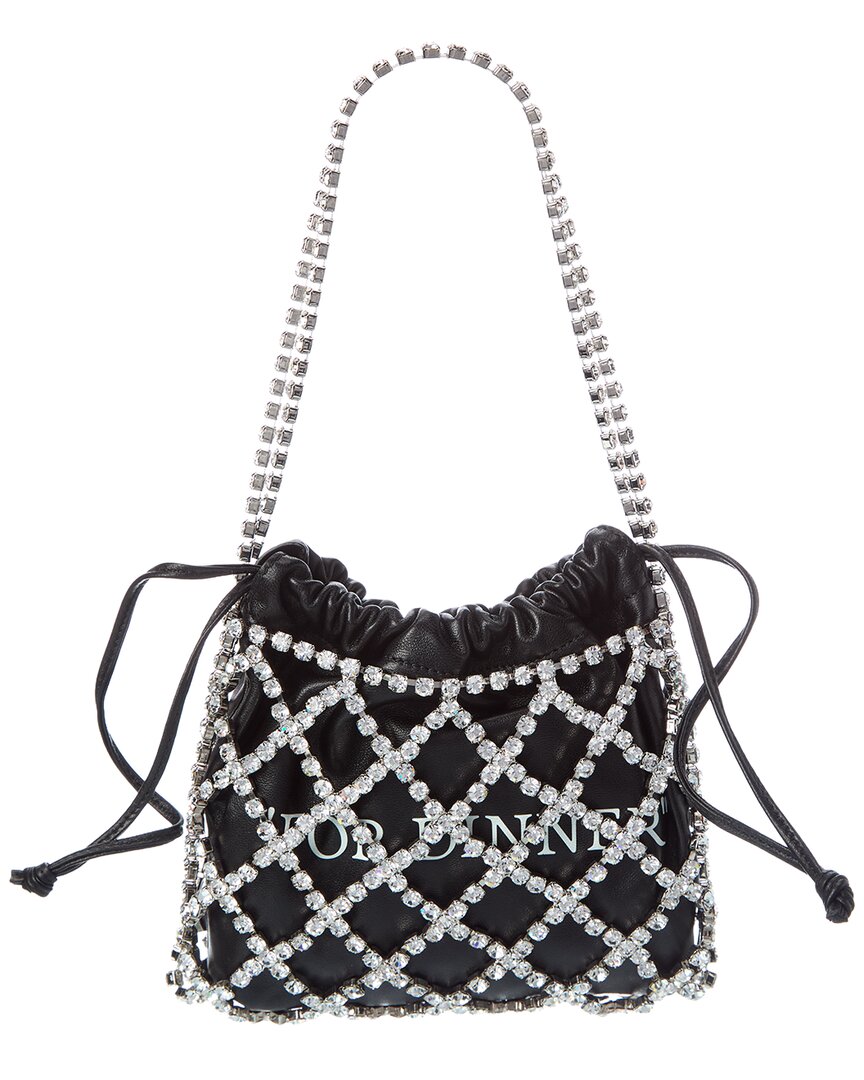 Off-White™ Off-White Leather & Crystal Shoulder Bag