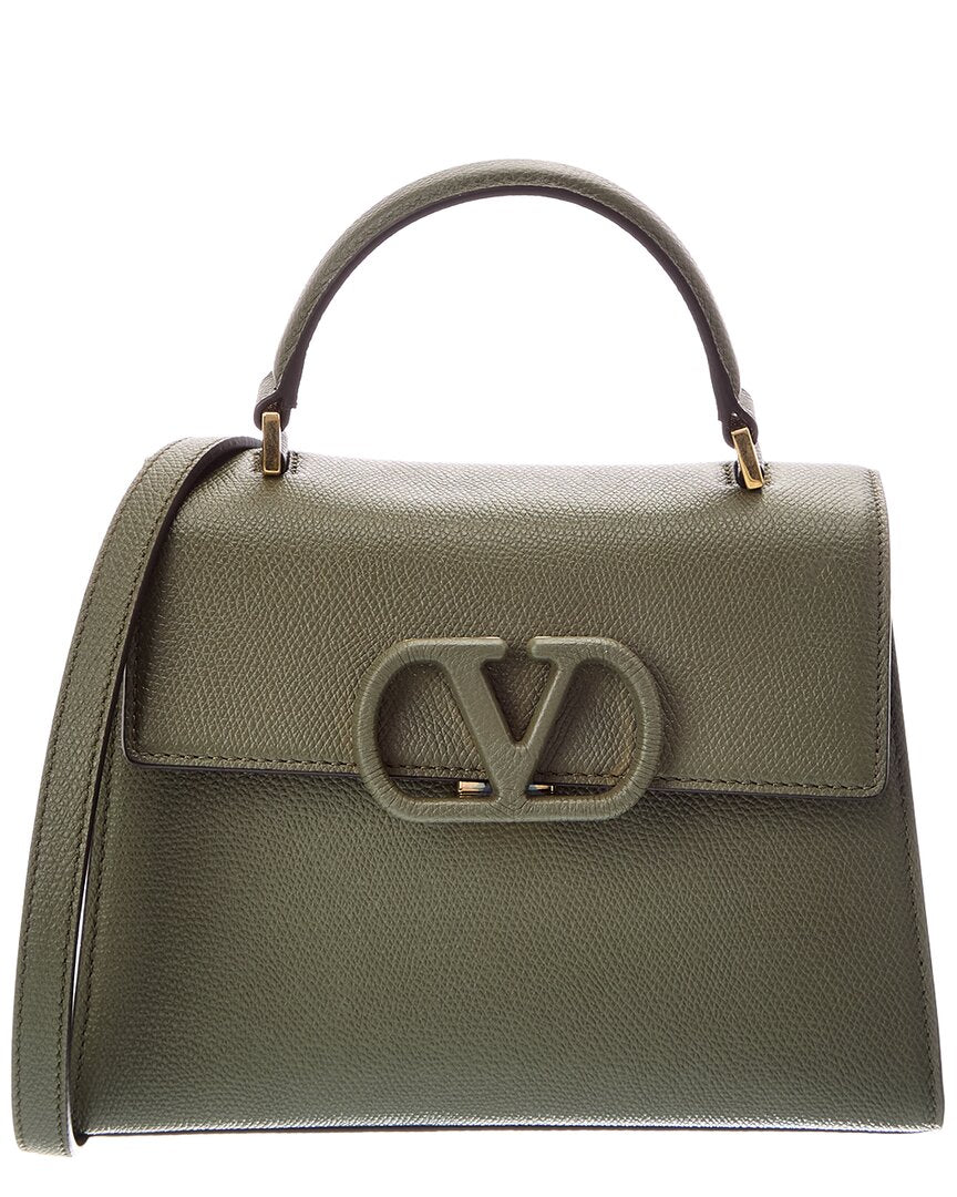 Valentino Valentino Vsling Leather Shoulder Bag