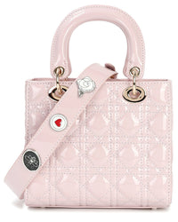 Tiffany & Fred Paris Tiffany & Fred Paris Mini Quilted Patent Satchel