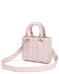 Tiffany & Fred Paris Tiffany & Fred Paris Mini Quilted Patent Satchel