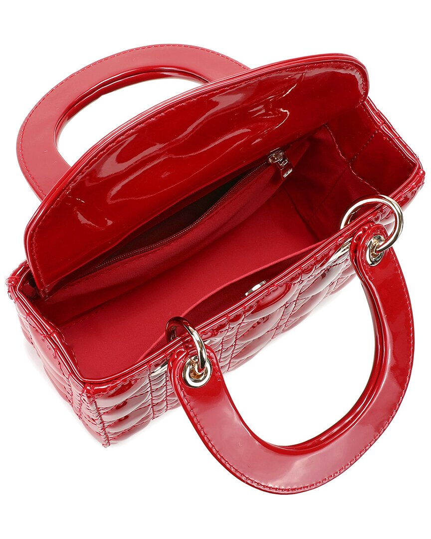 Tiffany & Fred Paris Tiffany & Fred Paris Mini Quilted Patent Satchel
