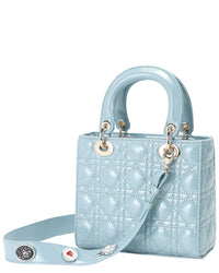 Tiffany & Fred Paris Mini Quilted Patent Satchel