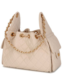 Tiffany & Fred Paris Quilted Leather Shoulder Bag